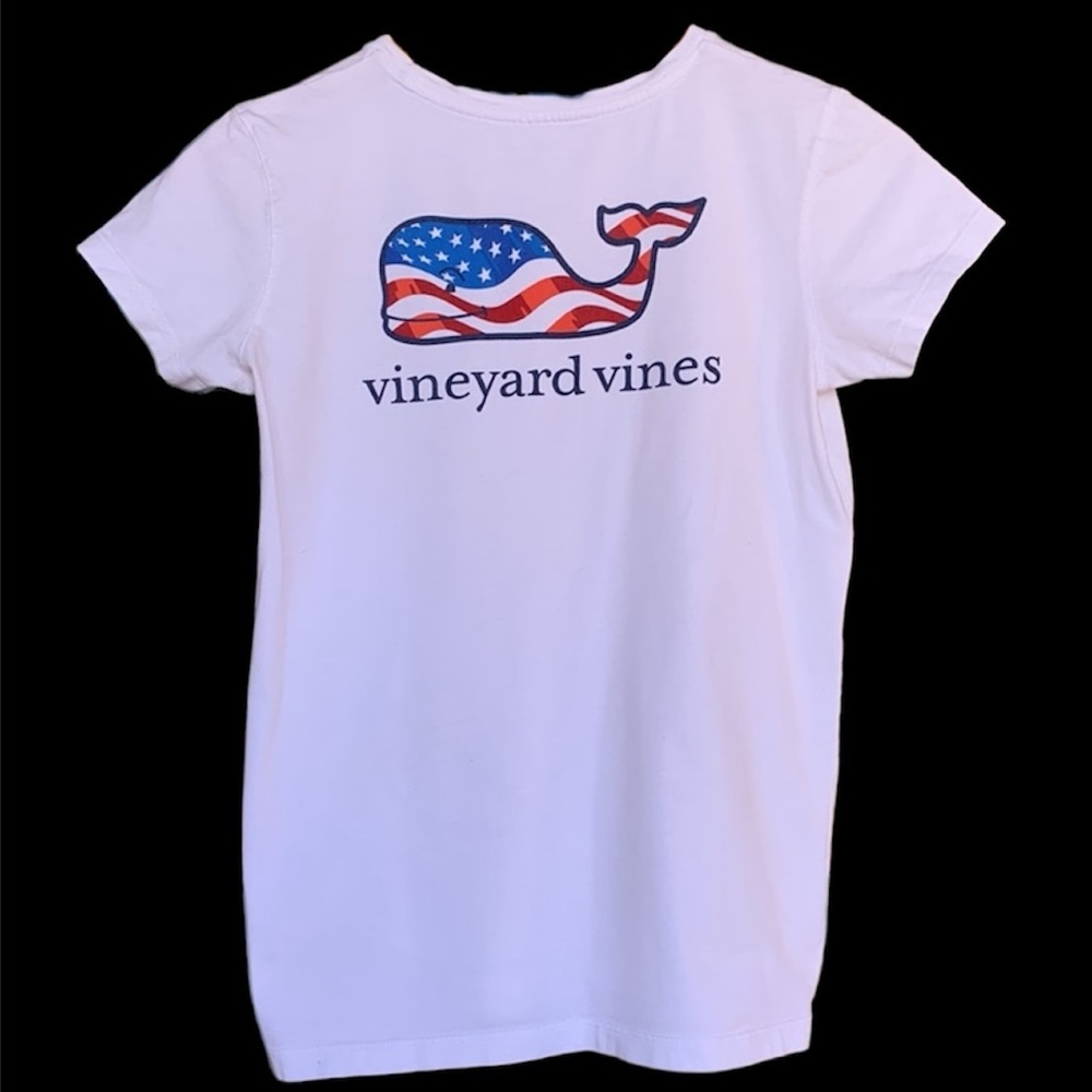 Vineyard Vines 100% cotton flag T-shirt size Large (14)